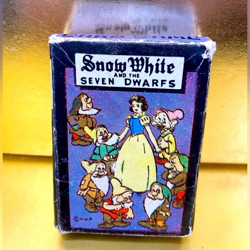 WALT DISNEY 1965 SNOW WHITE AND THE SEVEN DWARFS MINI CARD GAME VOL 6  COMPLETE